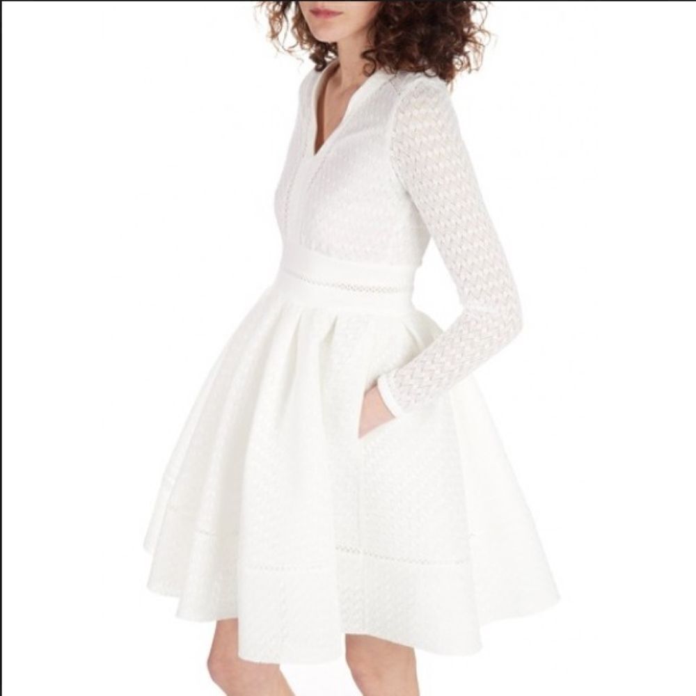 💙 EUC Maje Rossignol Lace Dress - bridal shower! - Picture 2 of 7